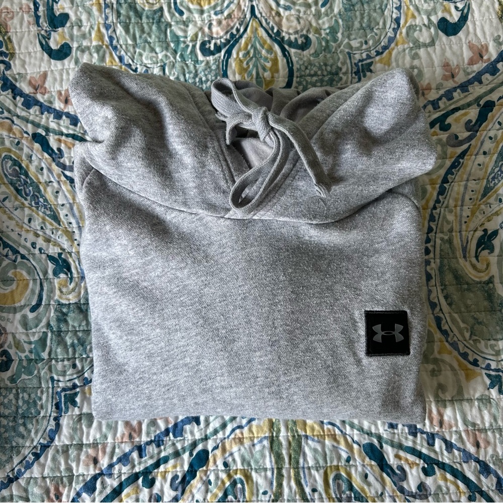 Men’s Under Armour Heather Gray Pullover Size L
